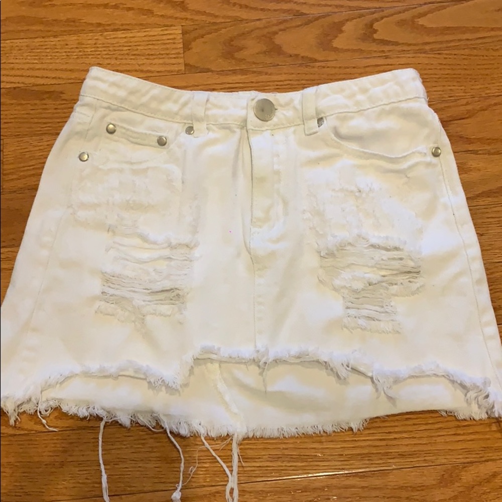 Denim Mini Skirt